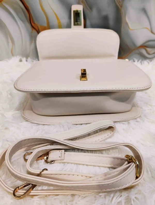 Gucci Inspired Elegant White Bag - Image 3
